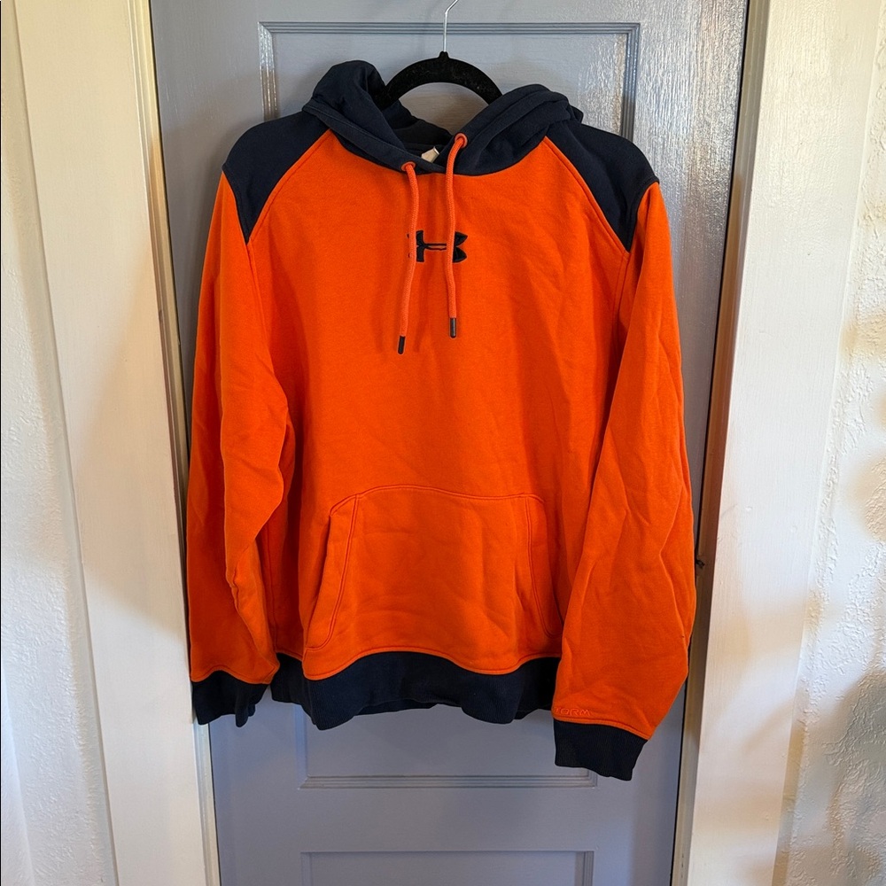 Under Armour Bold Orange and Black Hoodie